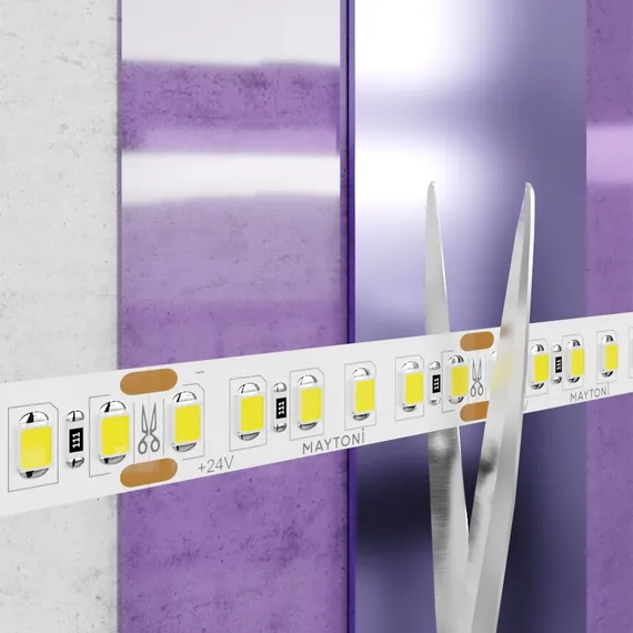 Светодиодная лента 24В 2835 20Вт/м 6000K 5м IP20 Led Strip 10156