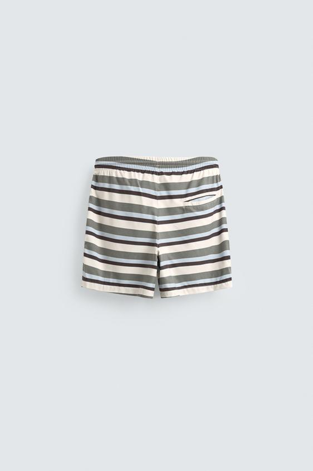 ZARA ПЛАВКИ СРЕДНЕЙ ДЛИНЫ В ПОЛОСКУ, РАЗНОЦВЕТНЫЙ