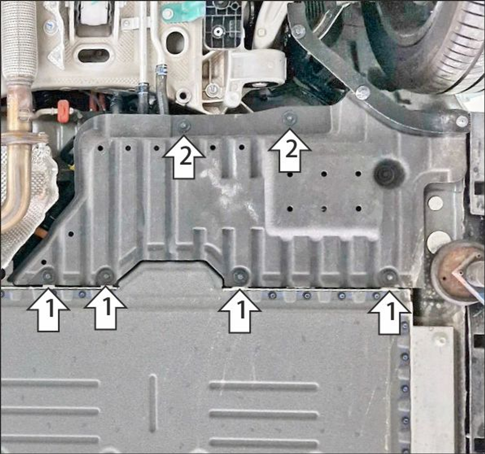 Защита силовых проводов. 4 мм, Алюминий для Voyah Dream 2021-н.в., Motodor.348607