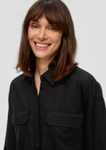 Рубашка из льняной смеси