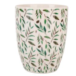 Кружка "Floristry" v=360мл (фарфор) (min12) (транспортная упаковка)