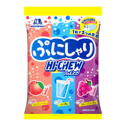 Жевательные конфеты Punishari Hi-Chew ассорти 3 вкуса, Morinaga, 68г