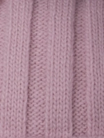 Шапка детская зимняя вязаная с помпоном и снуд