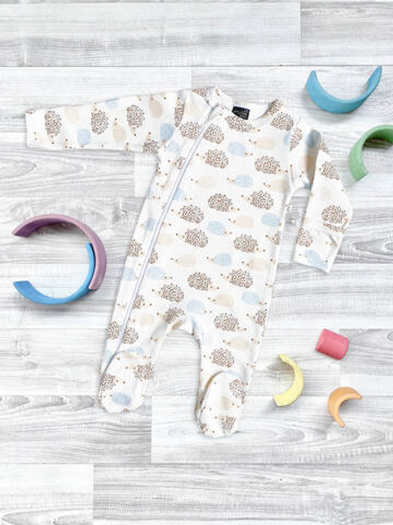 Комбинезон Mjölk Sleep and Play Ёжики на экрю