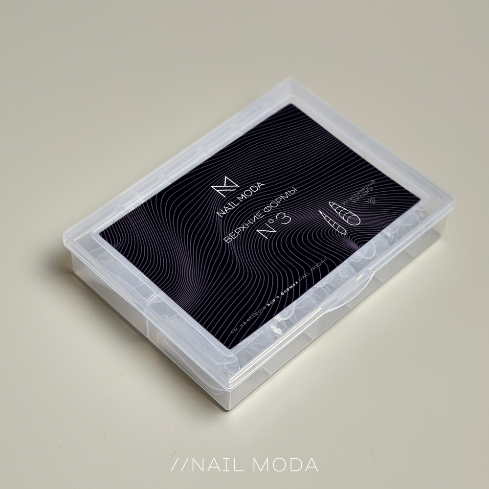 Nail Moda Верхние формы №3 Классический миндаль, 120шт