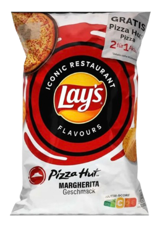 Чипсы Lay's Pizza Hut со вкусом со вкусом пиццы Маргариты