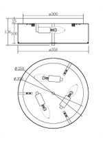 Потолочная люстра Maytoni Ripple MOD096CL-03CH