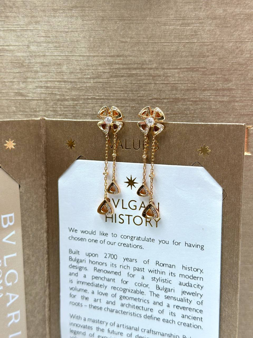 Серьги Bvlgari