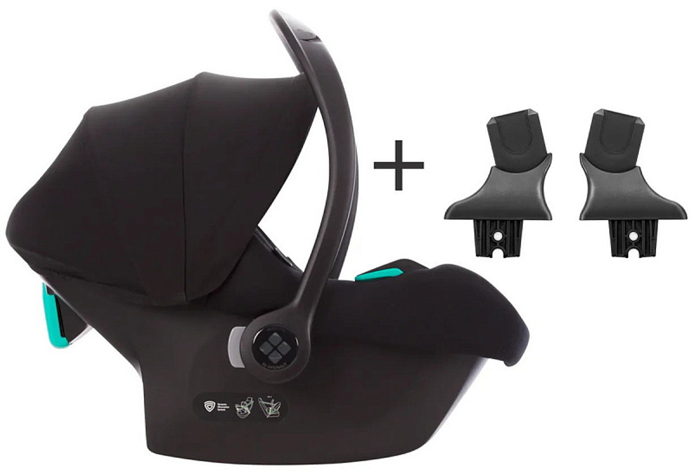 Детская коляска Bebetto Luca Pro 3 в 1 с автокреслом Avionaut Cosmo 33 т.серая кожа