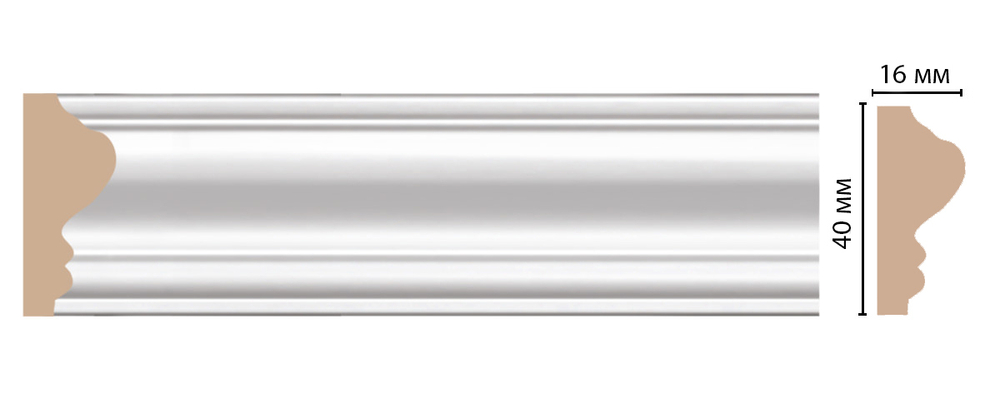 Молдинг DECOMASTER D030-114ДМ (40*16*2400мм)
