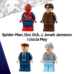 Конструктор LEGO Marvel 1973 76321 Человек-паук против Доктора Осьминога сцена в метро — фото 10