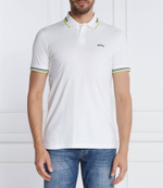 Поло Paul Curved BOSS GREEN - белый(50469245)