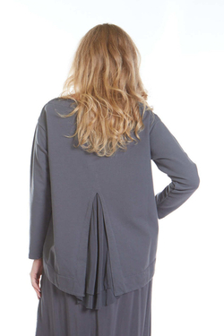 СВИТШОТ С АКЦЕНТНОЙ СПИНКОЙ