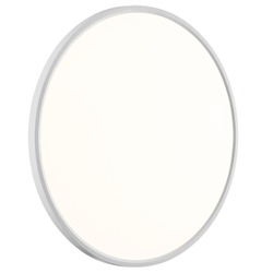 7659/48L MITRA LED SN 551 Светильник пластик/белый LED 48Вт 3000/4000K D600 IP40 ALFA WHITE