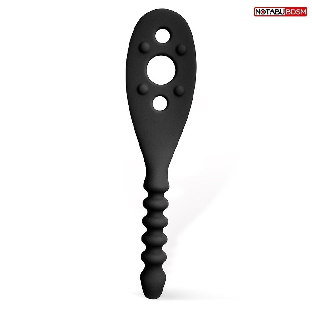 Шлёпалка с анальной втулкой Notabu NTB-80755, силикон, 30 см