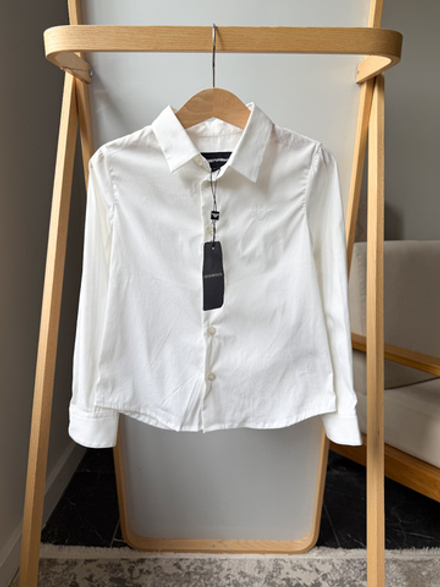 Новая хлопковая рубашка Emporio Armani, 104
