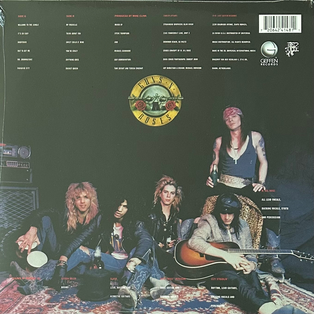 Guns N' Roses ‎– Appetite For Destruction (Европа 2015г.)