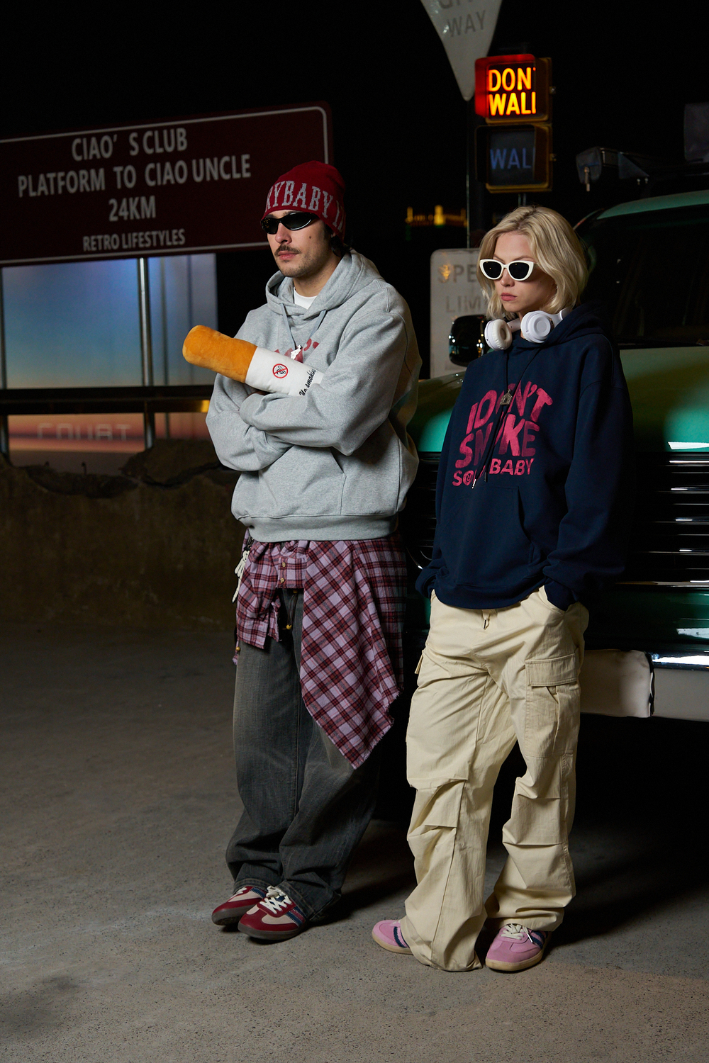 Худи DONSMOKE "Shabby Logo" Loose fit Hoodie