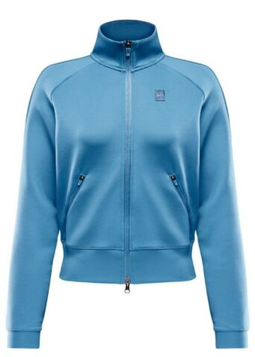 Женская Кофта теннисная Nike Court Heritage FZ - небесный