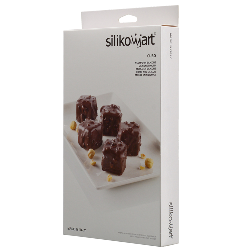 Форма силиконовая для приготовления пирожных cube, 17,6х29,8 см, 630 мл