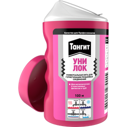 Нить для герметизации Тангит 3002911 Уни-Лок 100 м в шоу-боксе | Тангит