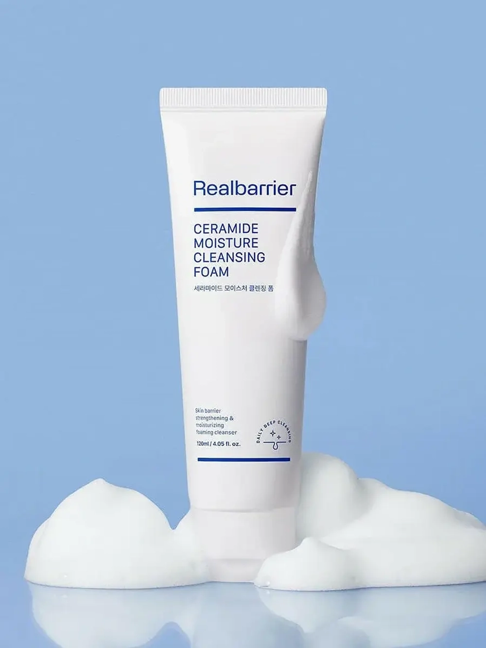 Real Barrier Кремовая очищающая пенка c керамидами Ceramide Moisture Cleansing Foam 120 мл