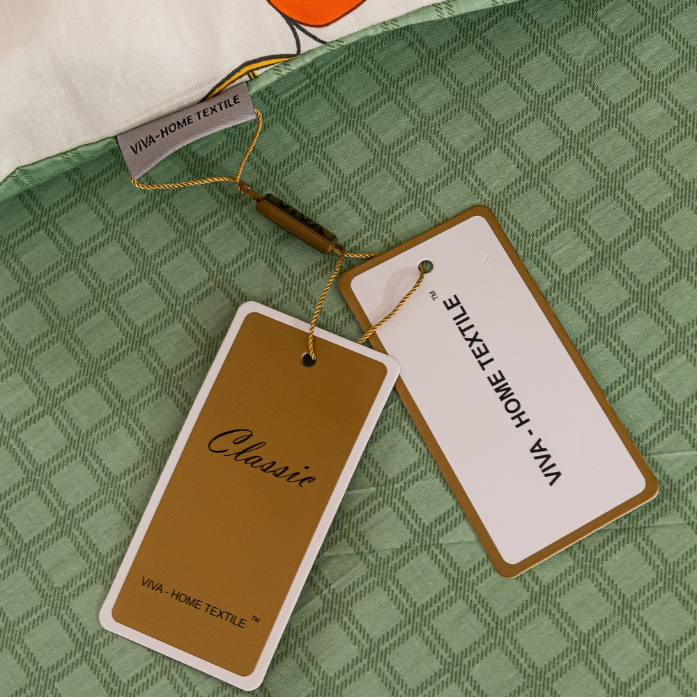 Комплект постельного белья Люкс Сатин 100% хлопок на резинке AR340