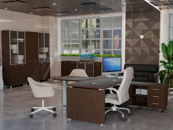 Стол руководителя Президент-Про ПР103 2000х800х750