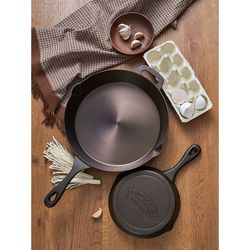 Сковорода чугунная Brasen с масляной полировкой, Ø30 см