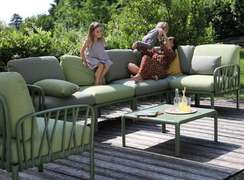 Уличный модульный диван Komodo 2, зеленый