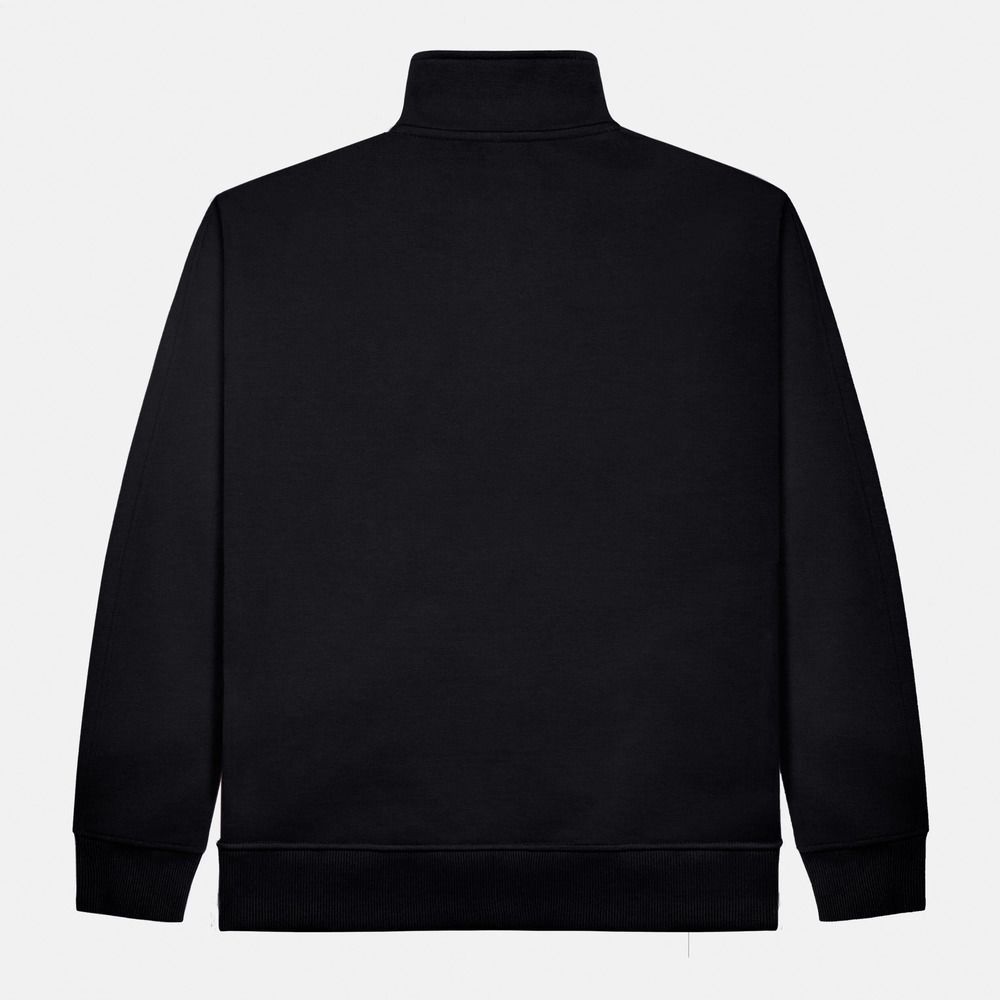 Купить Толстовка Яндекс с молнией у горла черная Толстовка Яндекс с молнией у горла черная