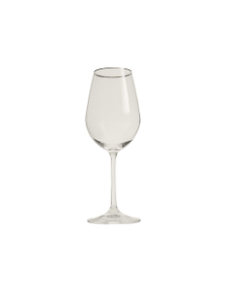 Zara Home рюмка из стекла, цвет серебристый, 22.3 см