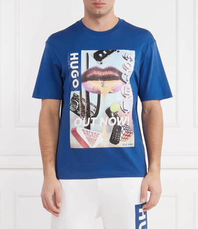 Футболка Narcado Hugo Blue - голубой(50513316)