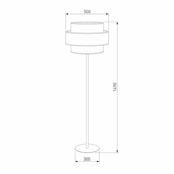 Торшер TK Lighting 6451 Trio