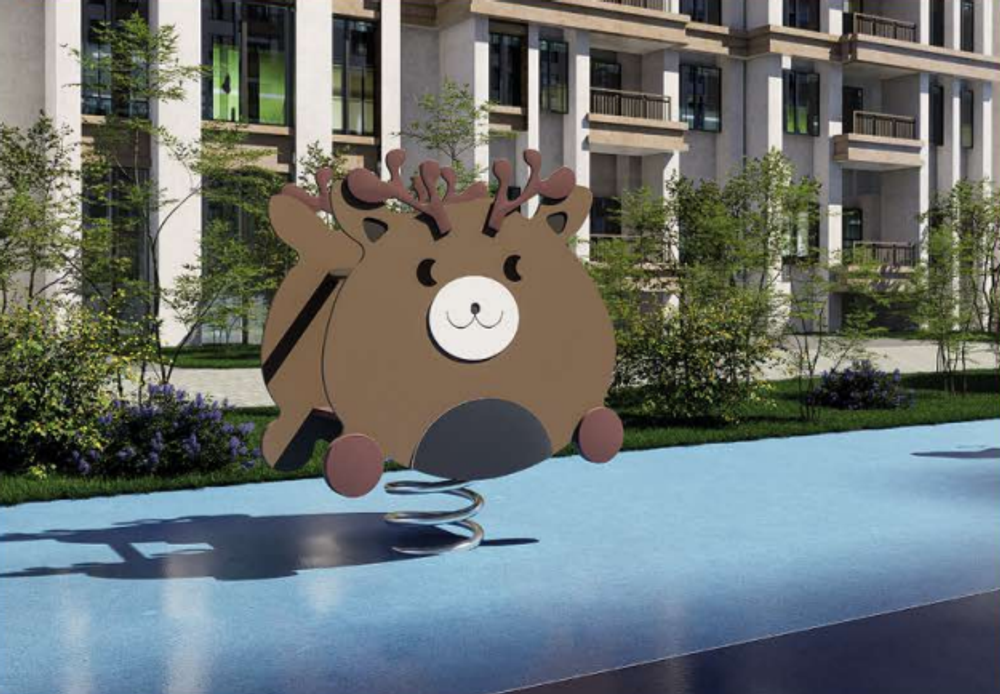 Качалка на пружине