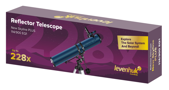 Телескоп Levenhuk New Skyline PLUS 114/900 EQ2