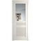 Фото межкомнатной двери эмаль Profil Doors 2.3.2PM перламутр белый стекло прозрачное