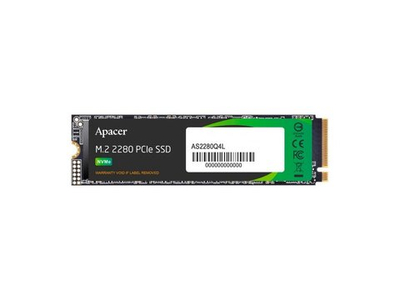 SSD накопитель Apacer AS2280Q4L 512ГБ, M.2 2280, PCIe 4.0 x4, NVMe [AP512GAS2280Q4L-1]