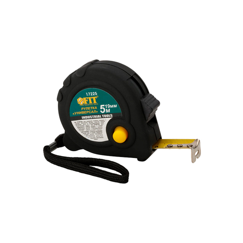 Рулетка Профи, прорезиненный корпус "Стайл" 7.5мх25мм 17307