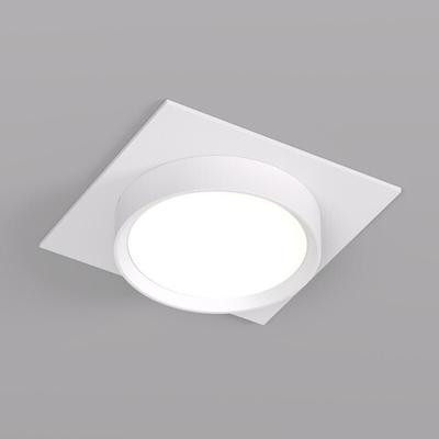 DK2091-WH Встраиваемый светильник FLAT, IP 20, до 15 Вт, GX53, LED, белый, алюминий