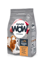 AlphaPet WOW Mini Adult Мелкие породы Индейка с рисом 1,5кг.