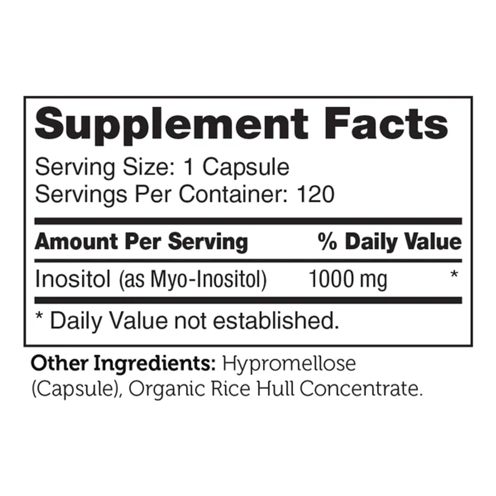 Inositol 1000 mg 120 капсул Zahler