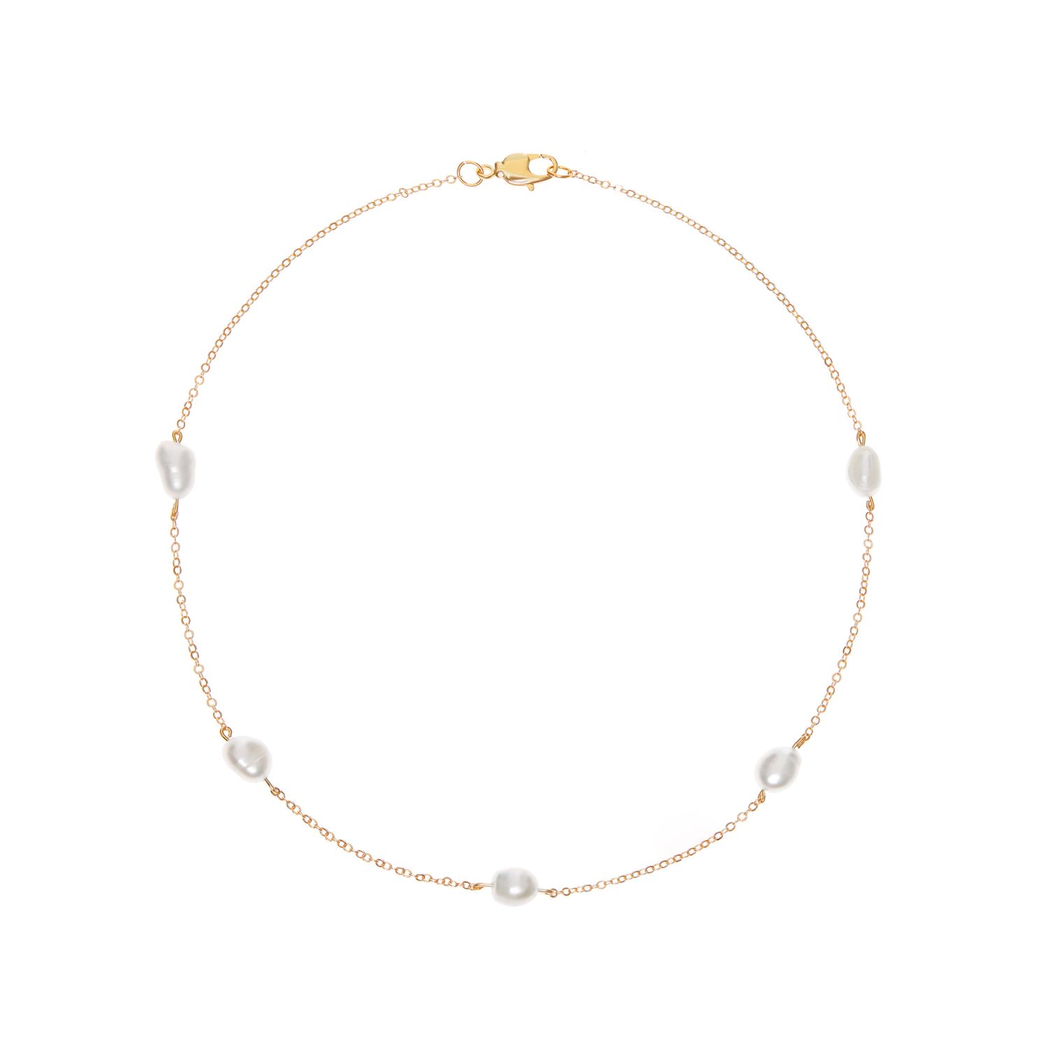 Колье Gently Pearl Chain Necklace