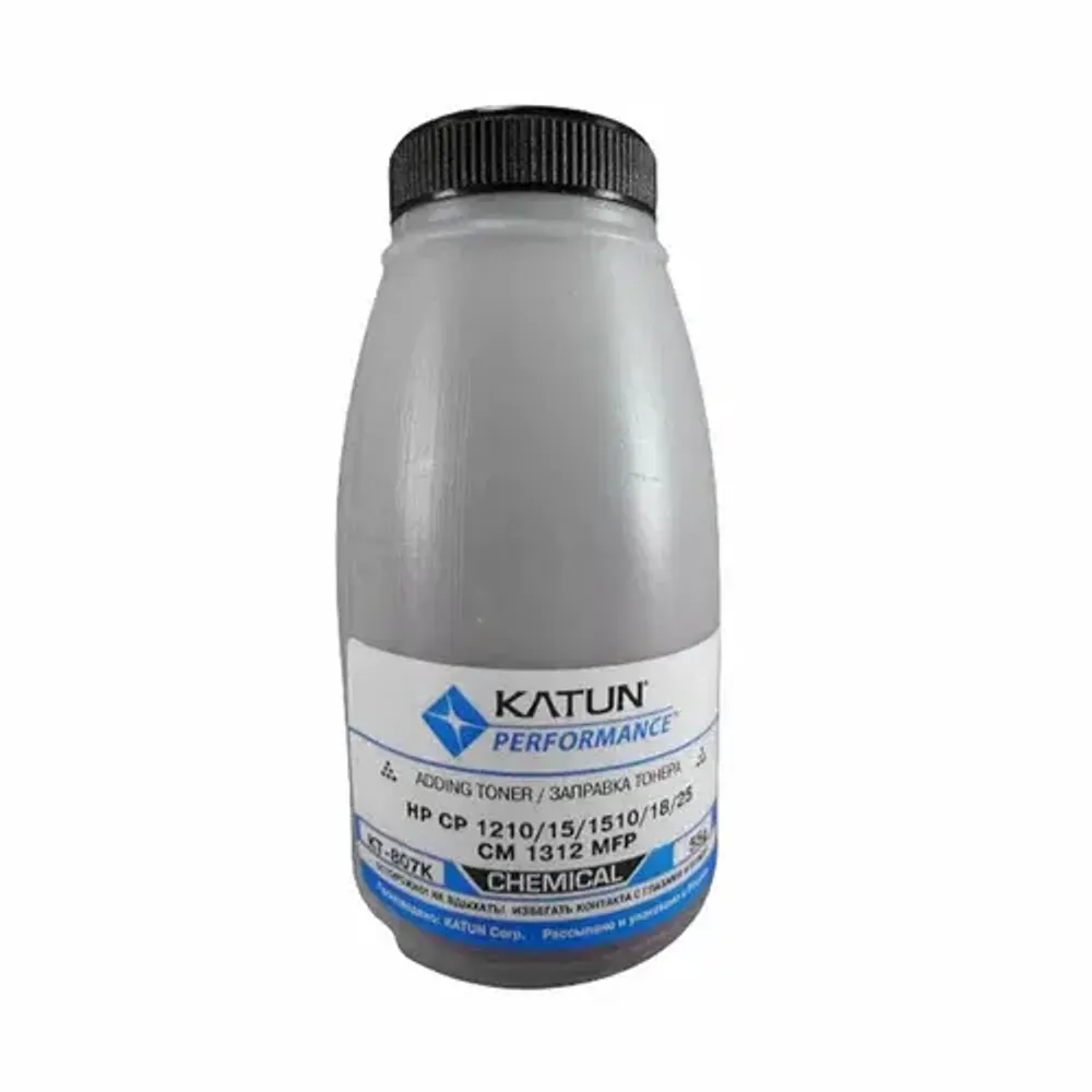 Тонер для картриджей HP CB540A/CE320A/CF210A/CF210X Black, химический (55г) Katun. Россия