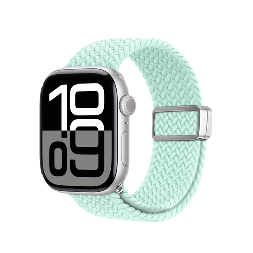 Эластичный ремешок зеленого цвета (Mint Green) для смарт часов Apple Watch размером 38, 40, 41 и 42MM, серия Mixture Ultra Series от Dux Ducis