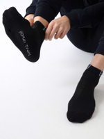 Носки черные с вышивкой Город Горький