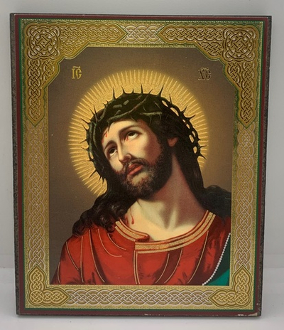 Икона Иисус Христос в венке