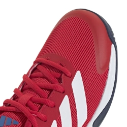 Детские Кроссовки теннисные  Adidas Ubersonic K - pure ruby/cloud white/dark blue