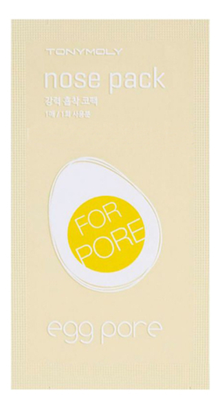 TONYMOLY   Полоски для носа от черных точек   - Egg Pore Nose Pack, 1 шт
