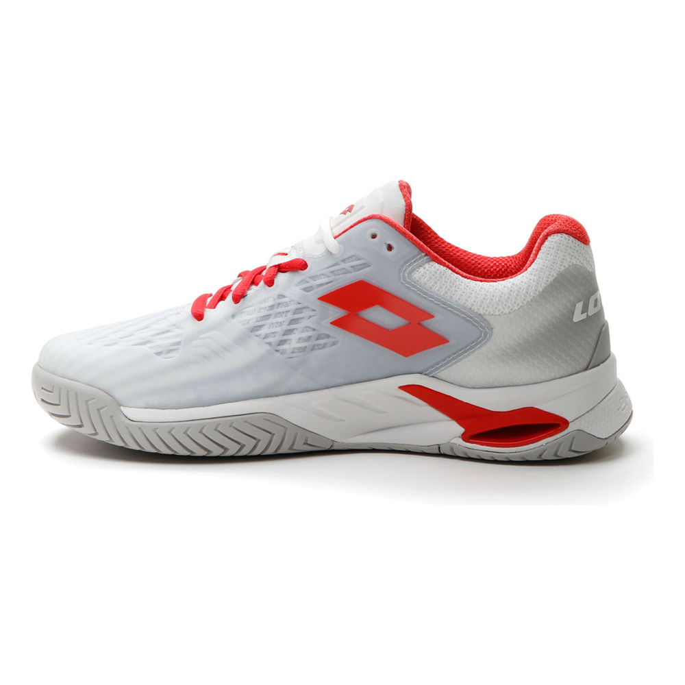 Женские теннисные кроссовки Lotto Mirage 100 SPD All Court Shoe Women - White, Red
